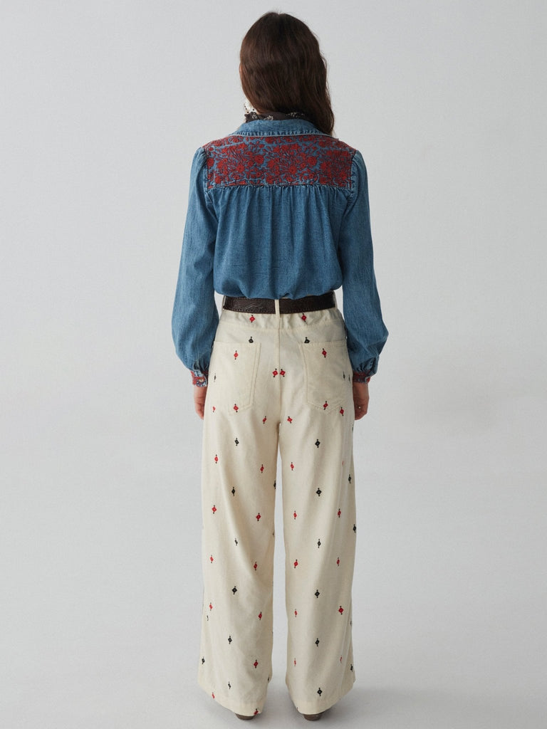 Phoebe Blouse - Blue Moon - Maison Hotel