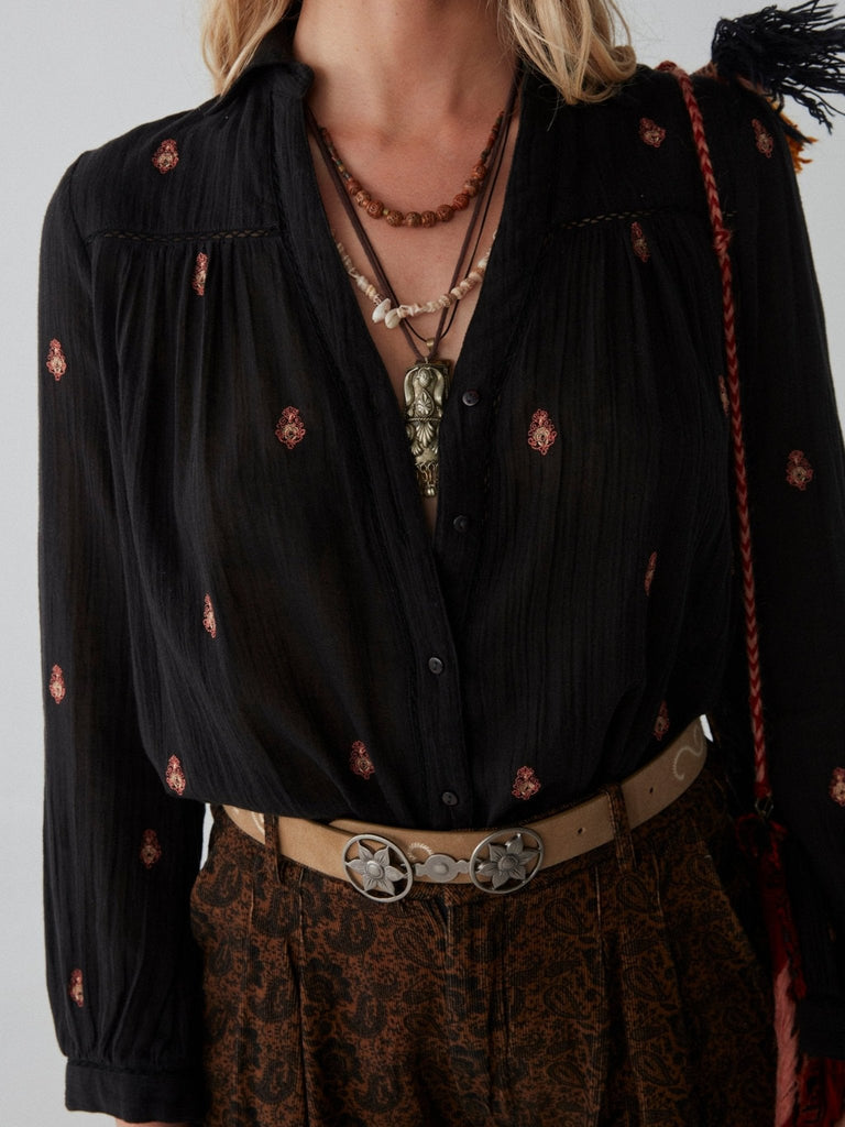 Phoebe Blouse - Petit Pois - Maison Hotel