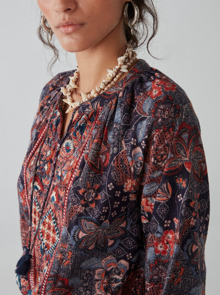 Sandrine Blouse - Jawaian Sunset - Maison Hotel