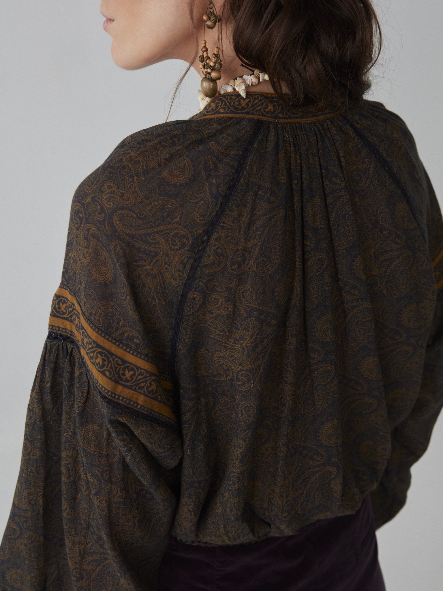 Tina Blouse Cachemira Moutarde Maison Hotel