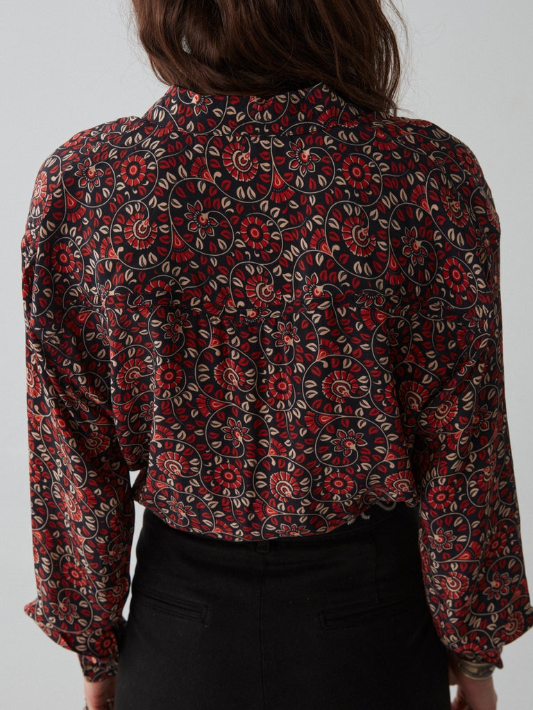 Tristan Blouse - Crisantemo Saffron - Maison Hotel