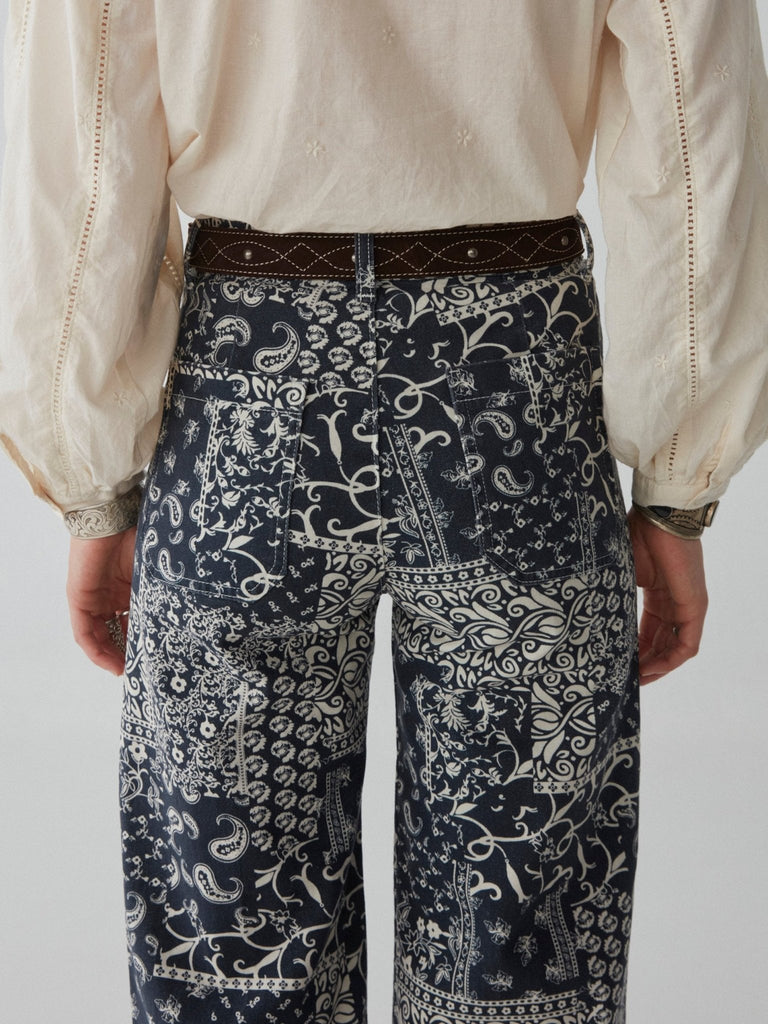 Twiggy Pant - Military Blue - Maison Hotel