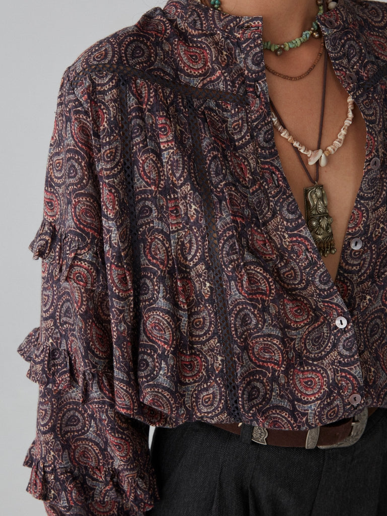 Venice Blouse - Starry Night - Maison Hotel