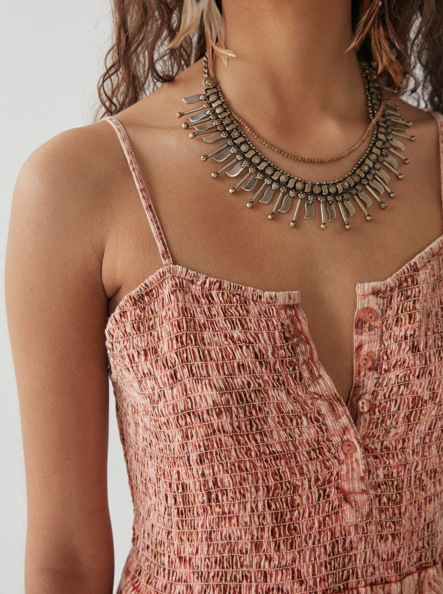 Vilma Dress Vintage Rose