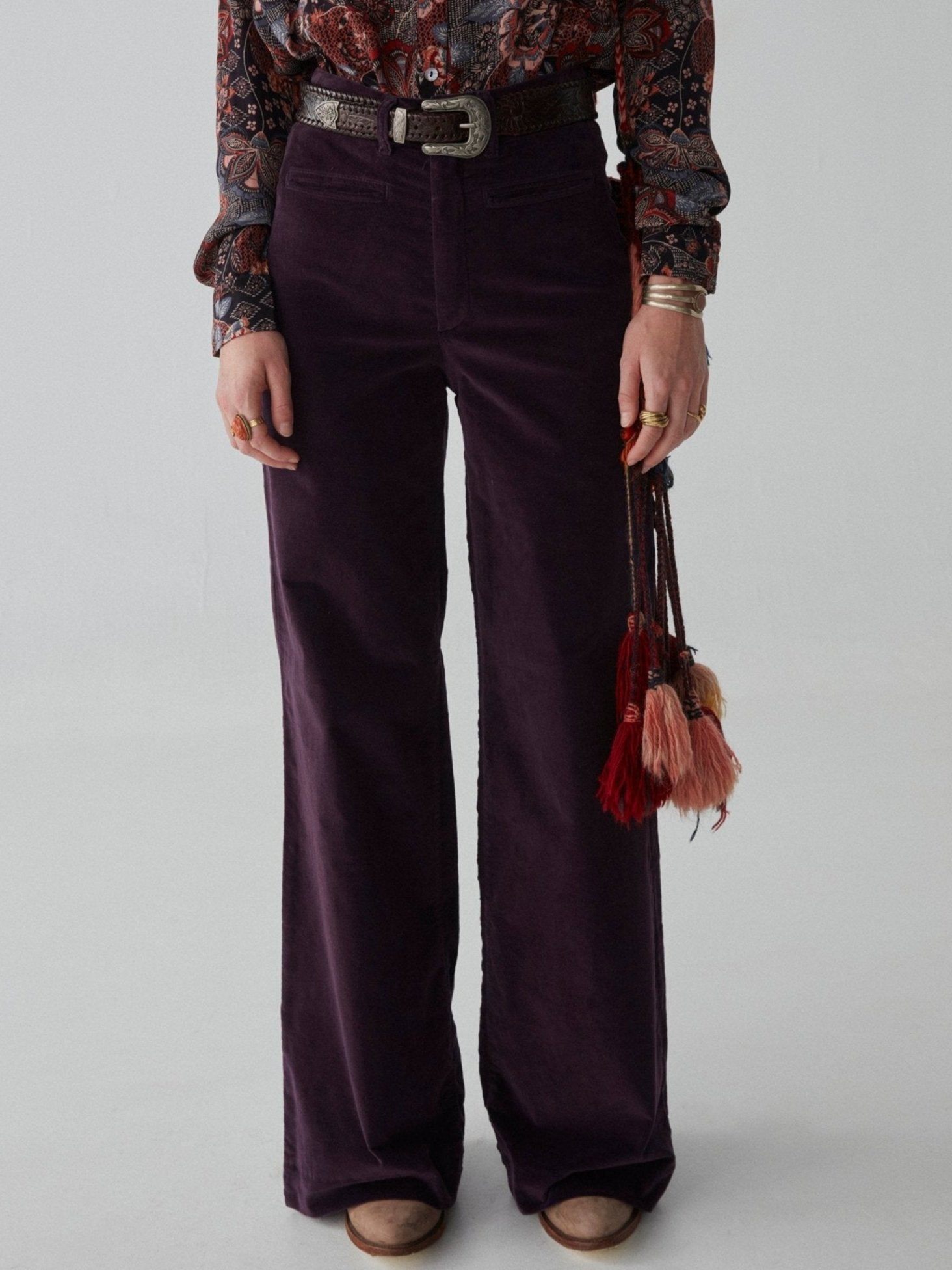 Viva Pant Deep Purple1