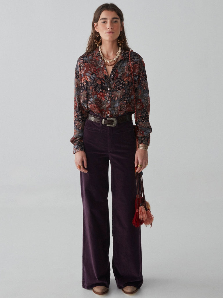 Viva Pant - Deep Purple - Maison Hotel