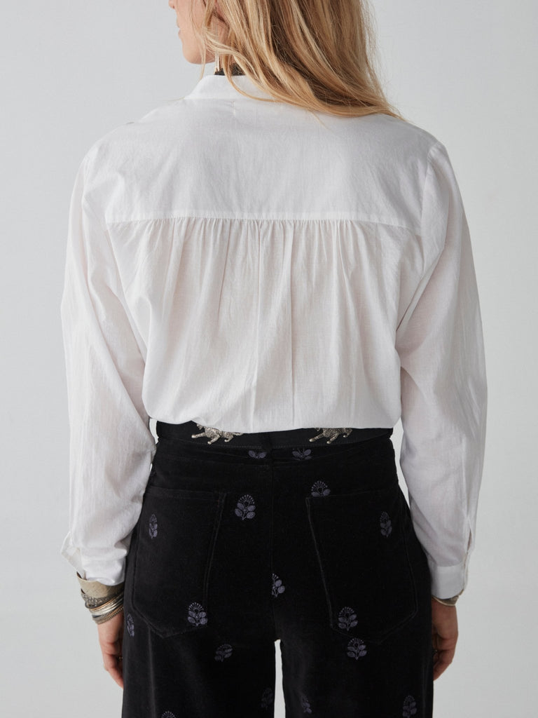 Yves Blouse - Tuxedo Off White - Maison Hotel
