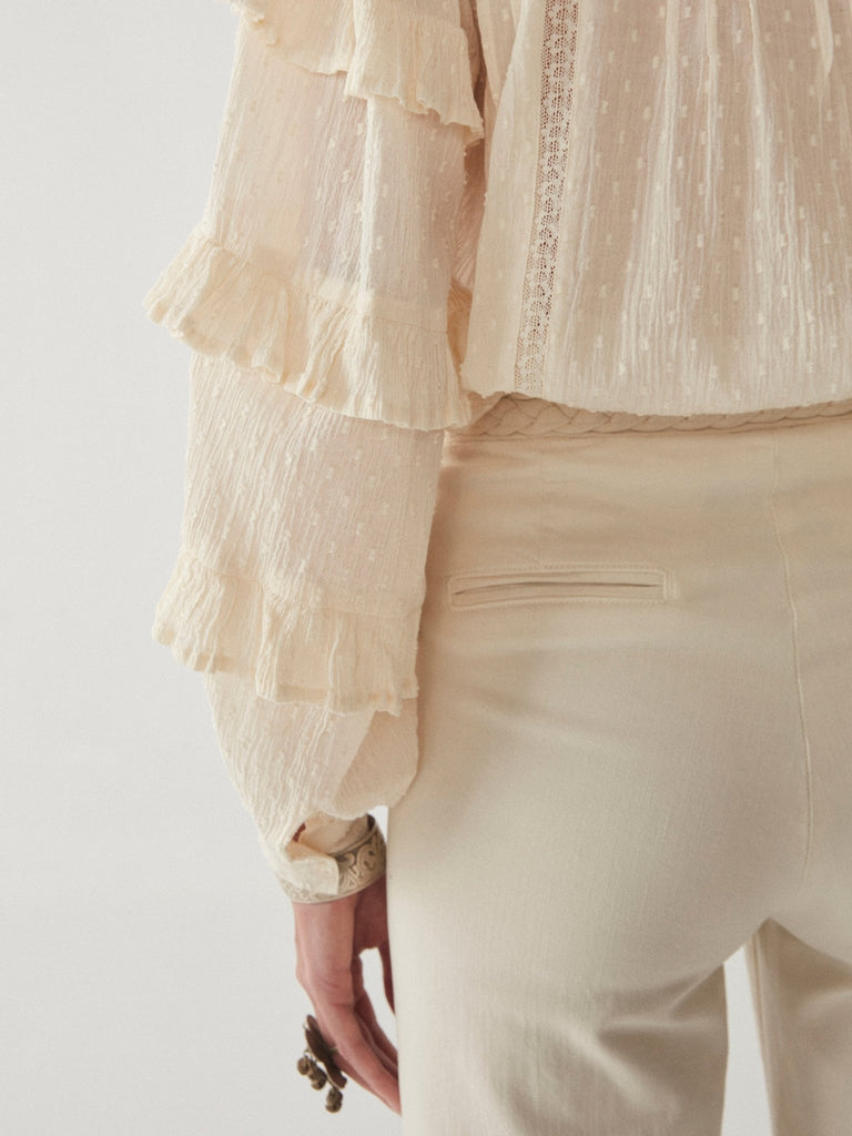 Alberta Blouse - Athenea Bone - Maison Hotel