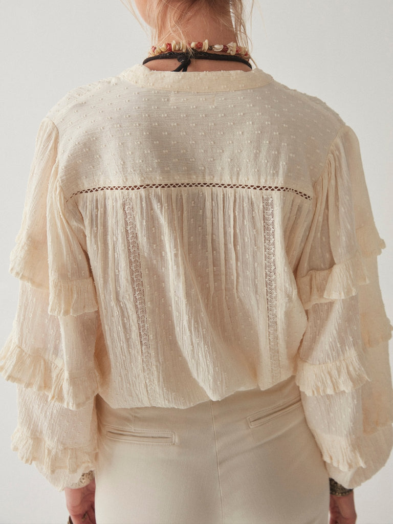 Alberta Blouse - Athenea Bone - Maison Hotel