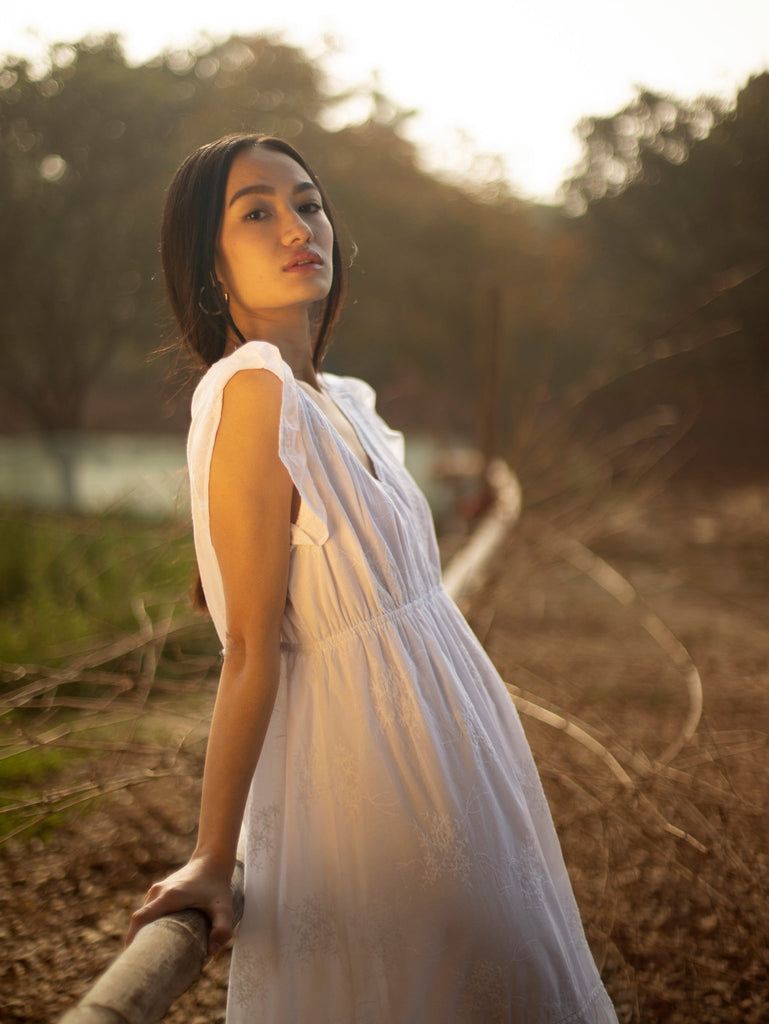 Anahi Dress - Pure White - Maison Hotel