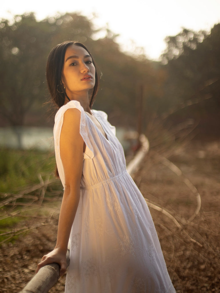 Anahi Dress - Pure White - Maison Hotel