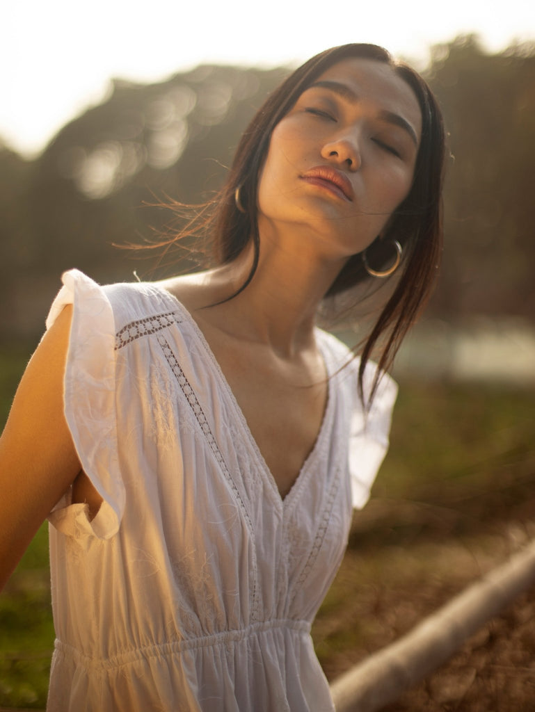 Anahi Dress - Pure White - Maison Hotel