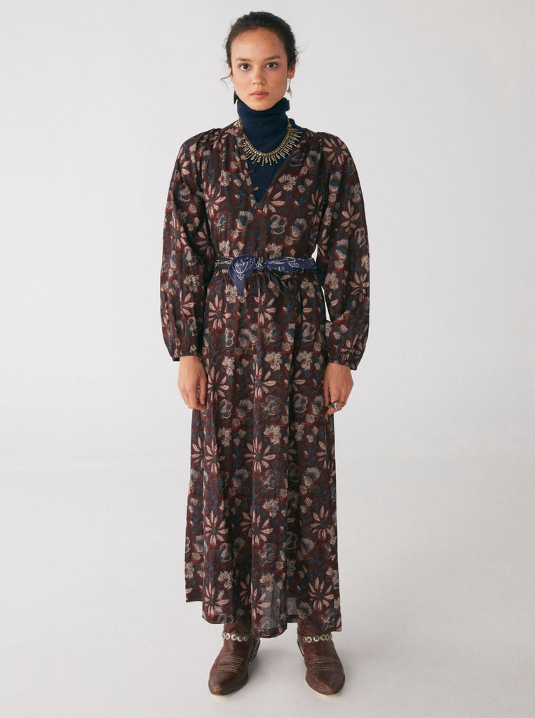 Astridette Dress - Srinagar Tobacco - Maison Hotel