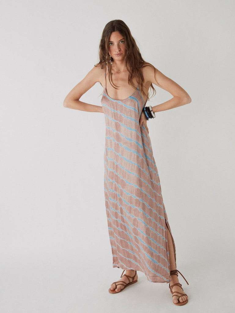 Bella Dress - Tie-Dye Rose - Maison Hotel