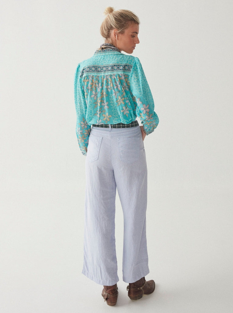 Bruna Blouse - Bay Aqua - Maison Hotel