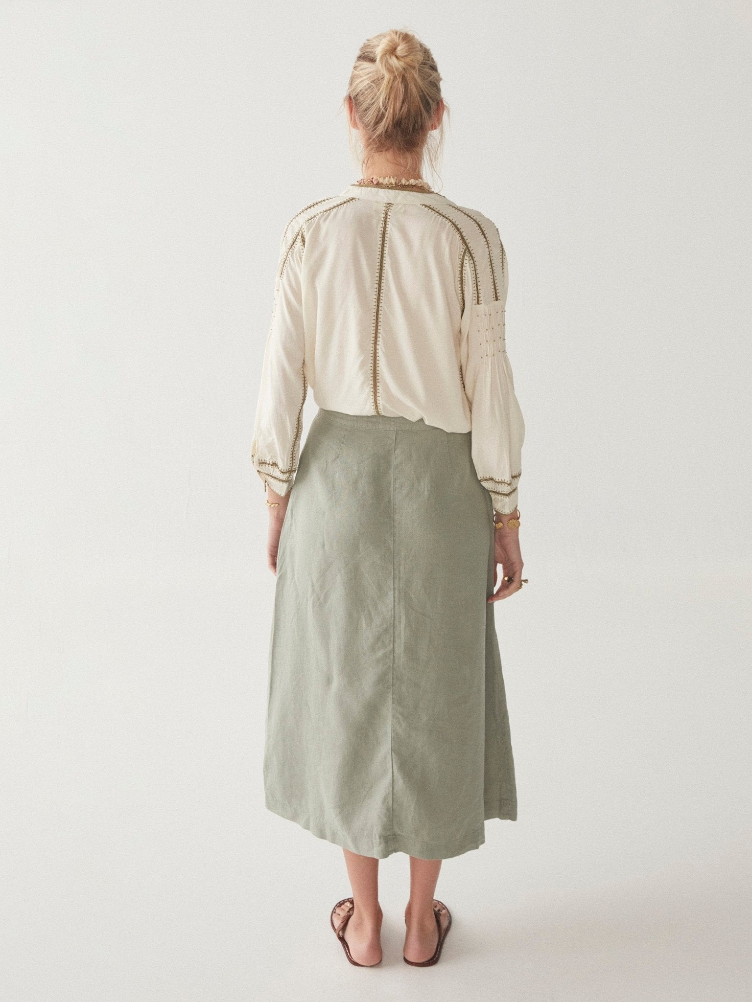 Carlota Skirt - Candy Pistachio - Maison Hotel