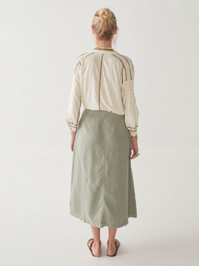 Carlota Skirt - Candy Pistachio - Maison Hotel