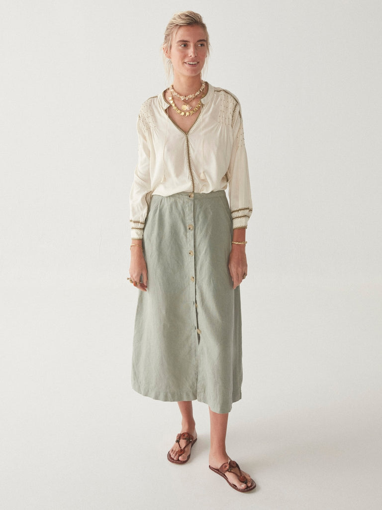 Carlota Skirt - Candy Pistachio - Maison Hotel