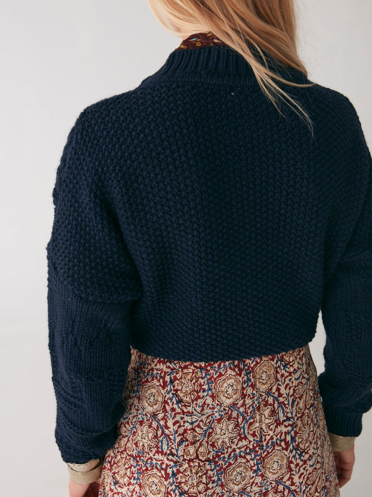 Chamonix Sweater - Cotton Floss Blue - Maison Hotel