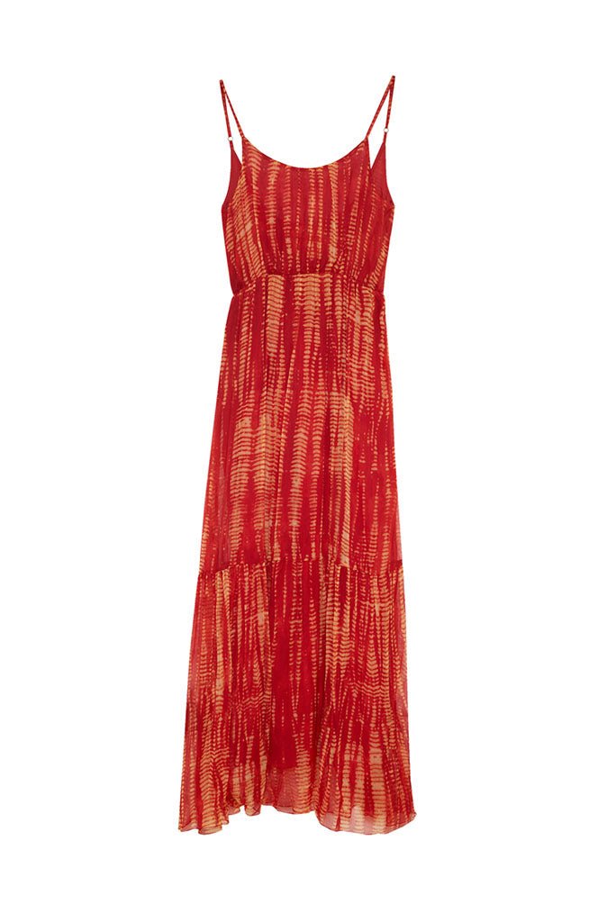 Claudina Dress - Mirage Rouge - Maison Hotel