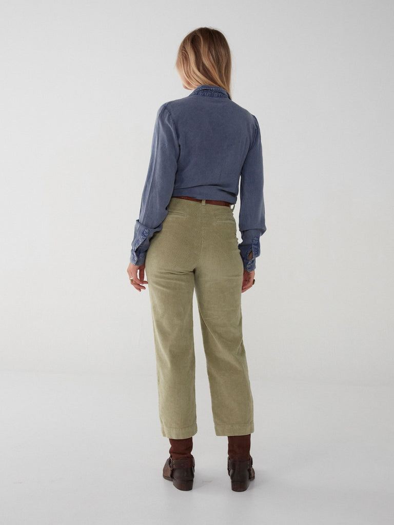 Fabienne Blouse - Washed Délavé - Maison Hotel
