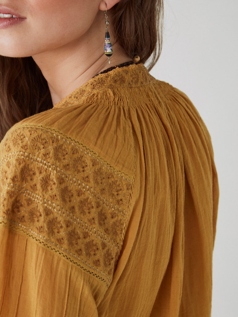 Gala Blouse - Honey - Maison Hotel