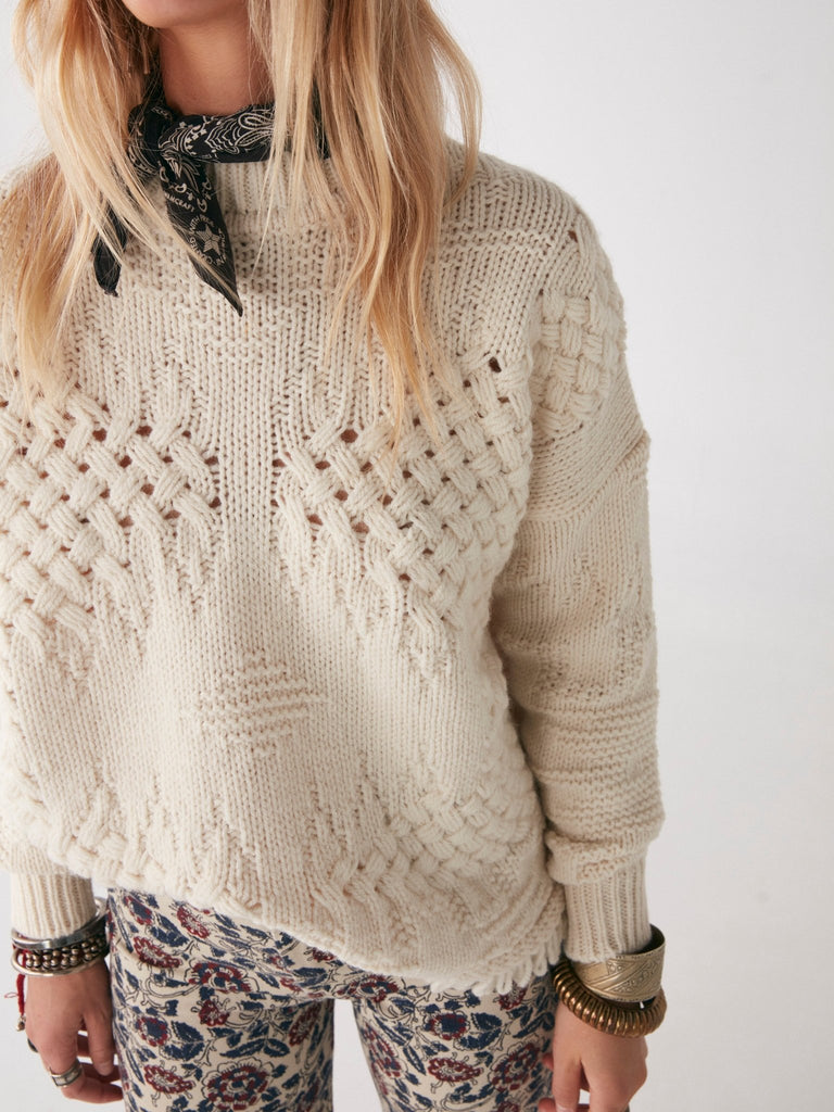 Hamptons Sweater - Cotton Floss Coquillage - Maison Hotel