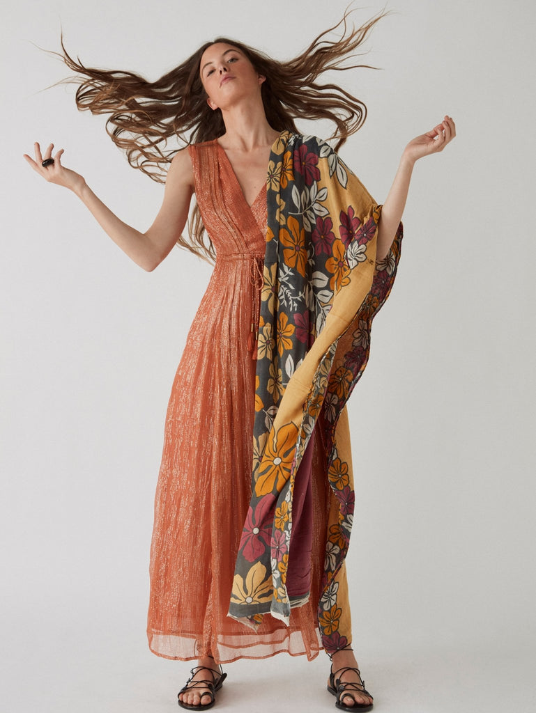 Hanna Dress - Terracotta - Maison Hotel