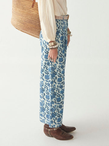 Indira Pant - Blue Poppy - Maison Hotel