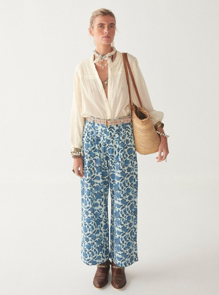 Indira Pant - Blue Poppy - Maison Hotel