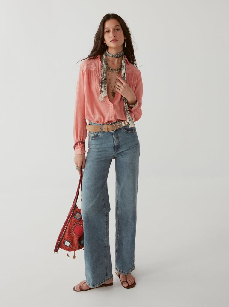 Jerry Blouse - Cuore Matto Sunrise Pink - Maison Hotel