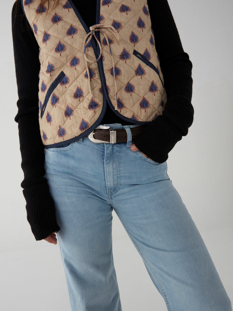 Lulu Gilet - Denim and Block - Maison Hotel