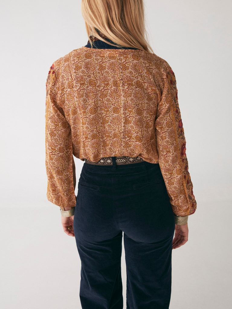 Manuela Blouse - Bikaner Moutard - Maison Hotel