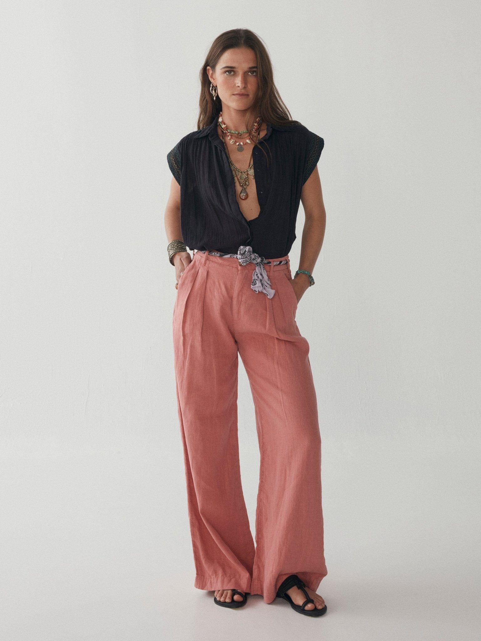 Marisa Pant - Berenson Framboise - Maison Hotel