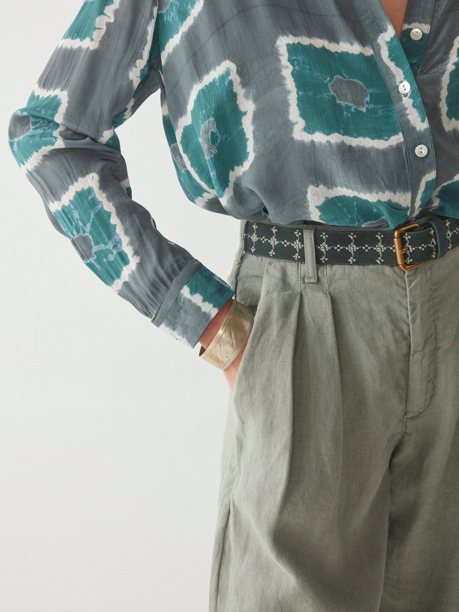 Marisa Pant - Berenson Pistachio - Maison Hotel