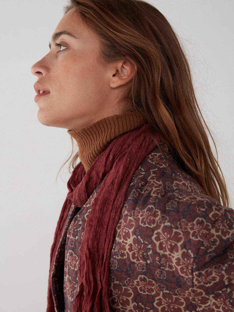 Noemi Jacket - Hawaii - Burgundy - Maison Hotel