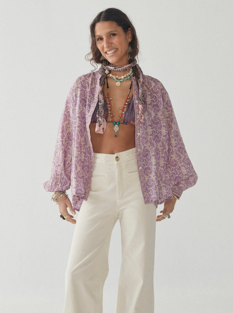 Nuno Blouse - Purple Rain - Maison Hotel