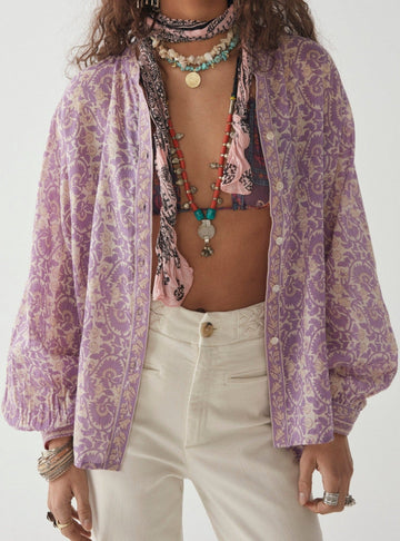 Nuno Blouse - Purple Rain - Maison Hotel