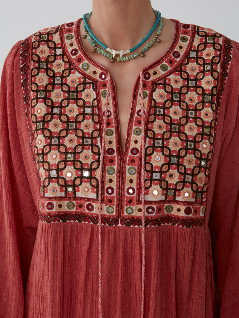 Pallenberg Dress - Paphos Chilly Red - Maison Hotel