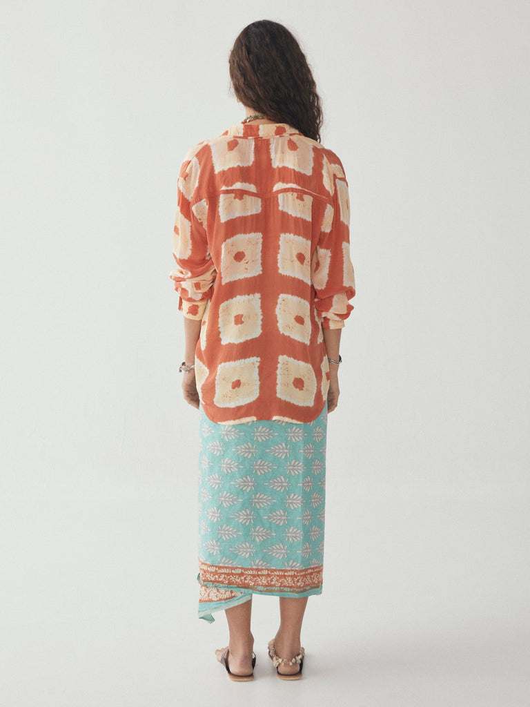 Palmira Blouse - Trapéze Terracota - Maison Hotel