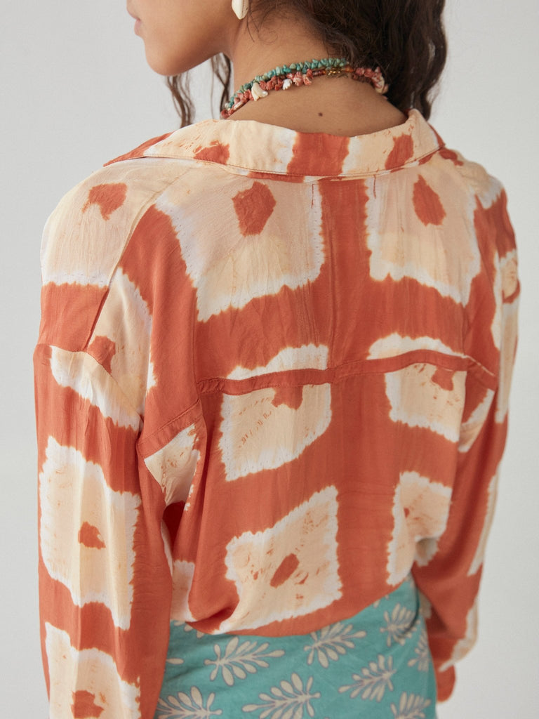 Palmira Blouse - Trapéze Terracota - Maison Hotel