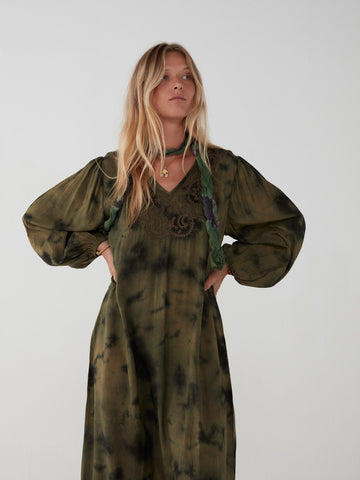 Rapsodia Dress - Mellow Dye Forest - Maison Hotel