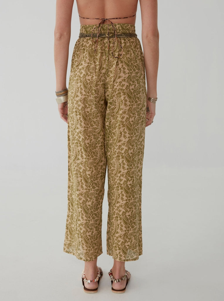 Robert Pant - Pune Paisley Sahara Green - Maison Hotel