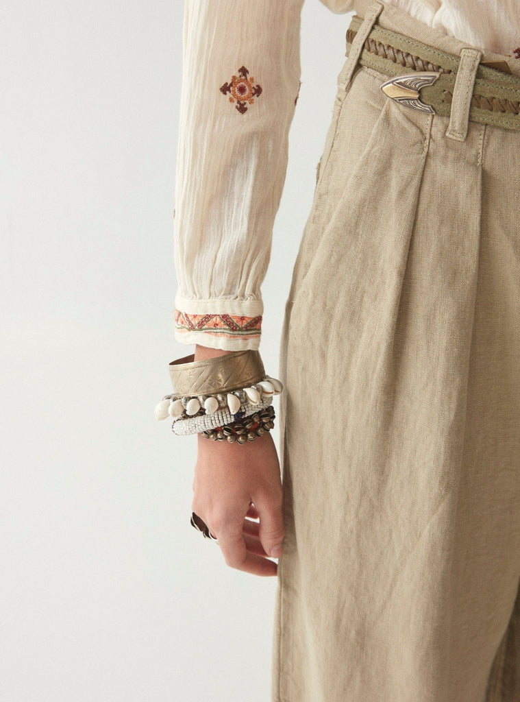 Rombo Blouse - Compass Ivory - Maison Hotel