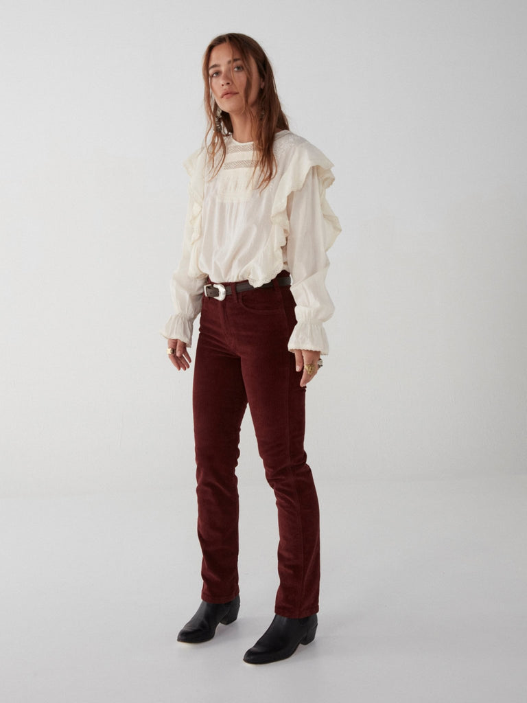 Solange Blouse - Romantic Ecru - Maison Hotel