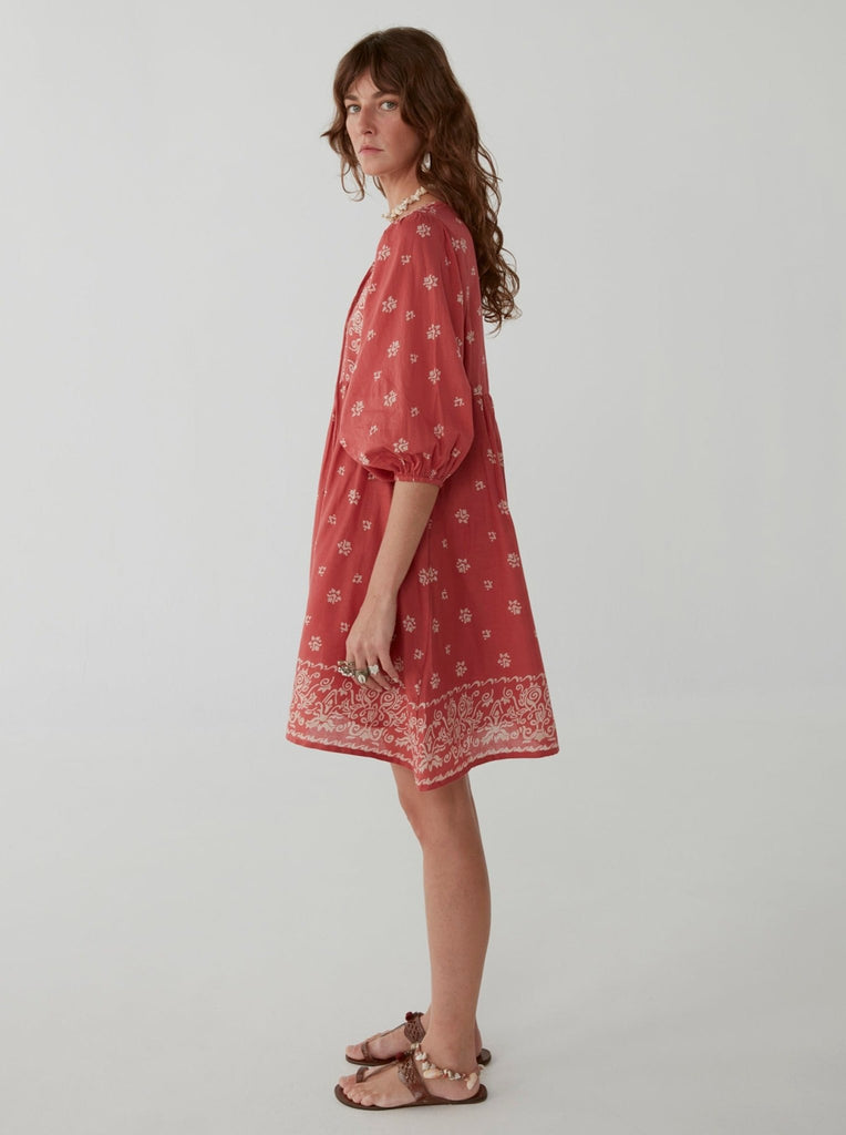 Sylvie Dress - Ethnic Tomato - Maison Hotel