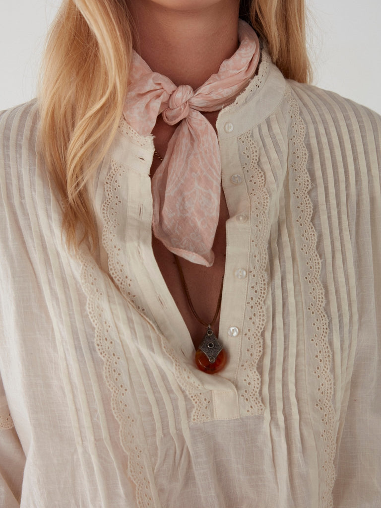 Thara Blouse - Romantic - Ecru - Maison Hotel