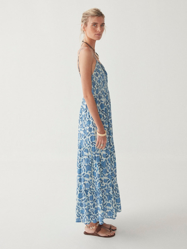 Vilma Dress - Blue Poppy - Maison Hotel