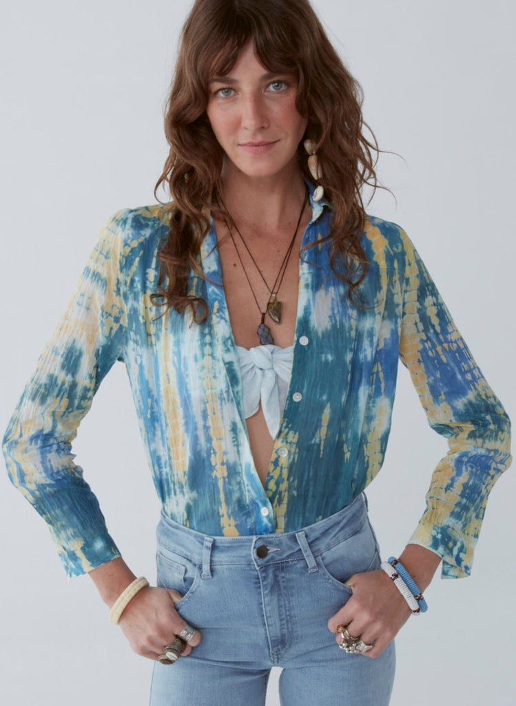 Ziggy Blouse - Sea Batik Sky - Maison Hotel